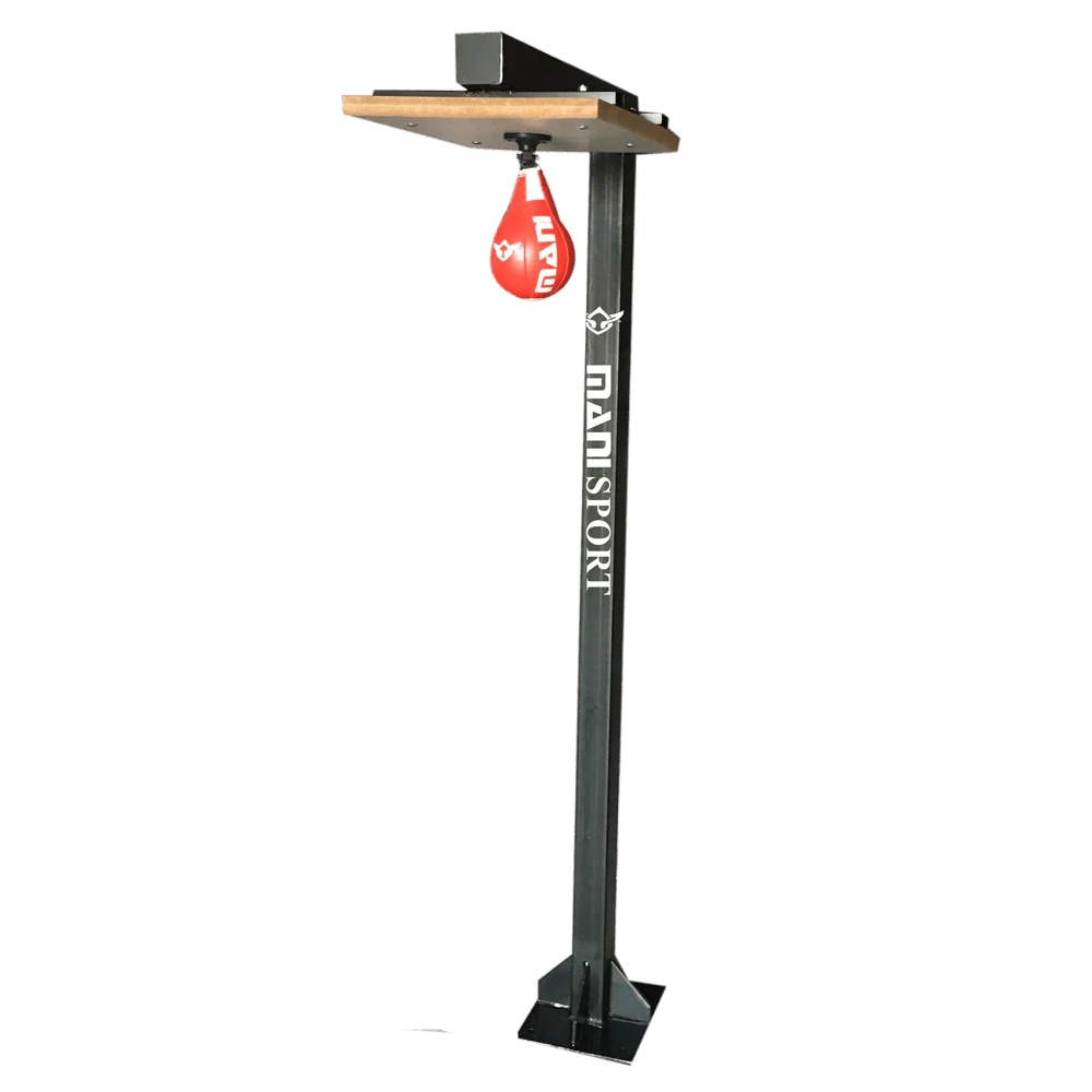 HEAVY DUTY COMMERCIAL FLOOR MOUNTED SPEED BALL BRACKET - FLOOR MOUNTED