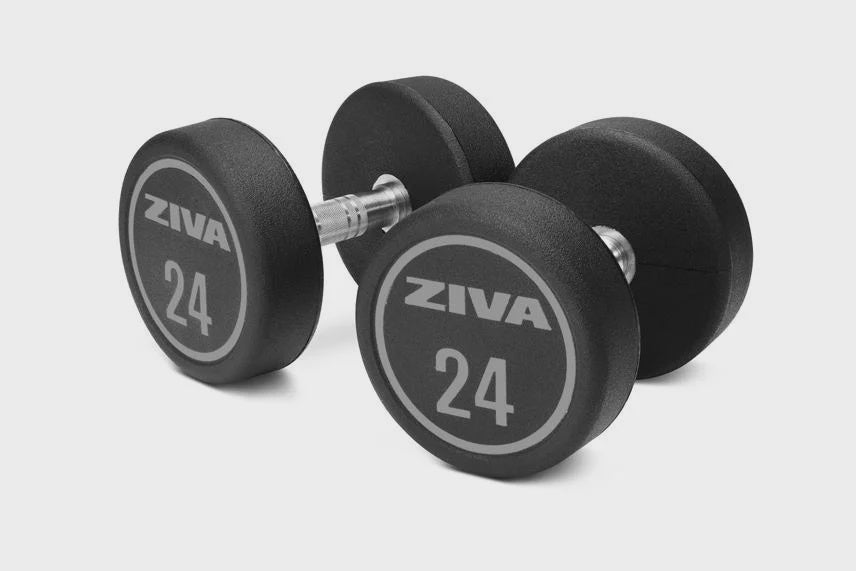 ZXP-ZIVA DBPU-8634-GY Ziva XP Urethane Dumbbell 10 kg-Grey