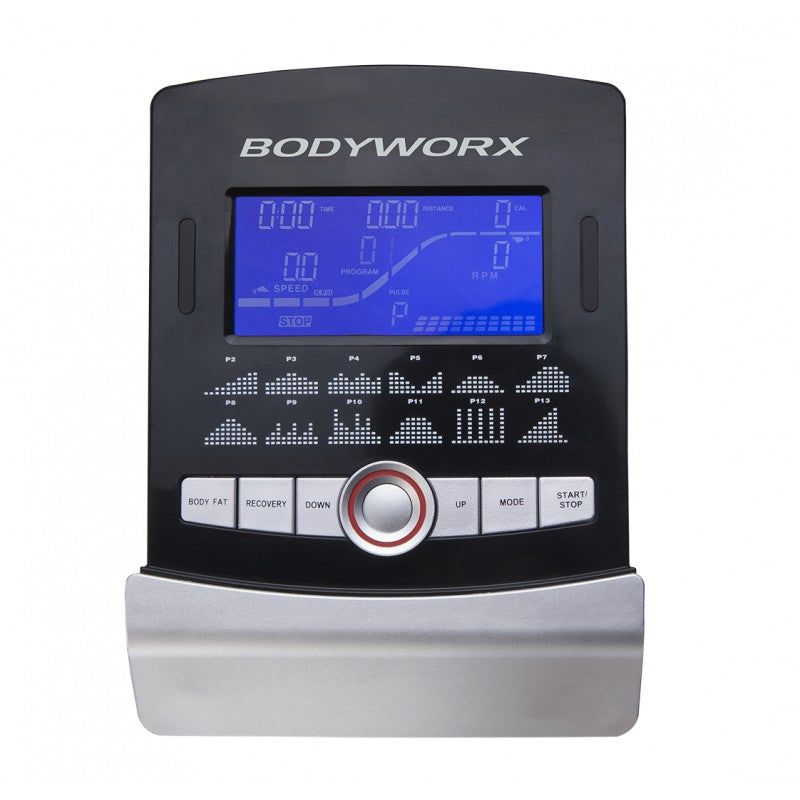 Bodyworx ABX450BT Programmable Exercise Bike with Bluetooth | Upright Bike Training