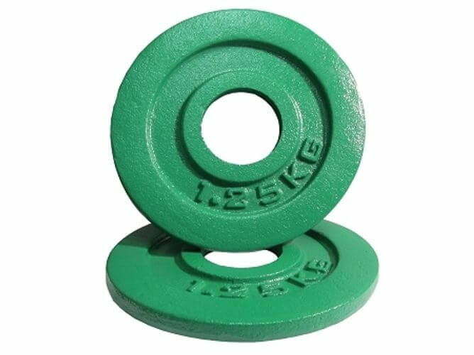 MORGAN 1.25KG FRACTIONAL WEIGHT PLATES (PAIR)