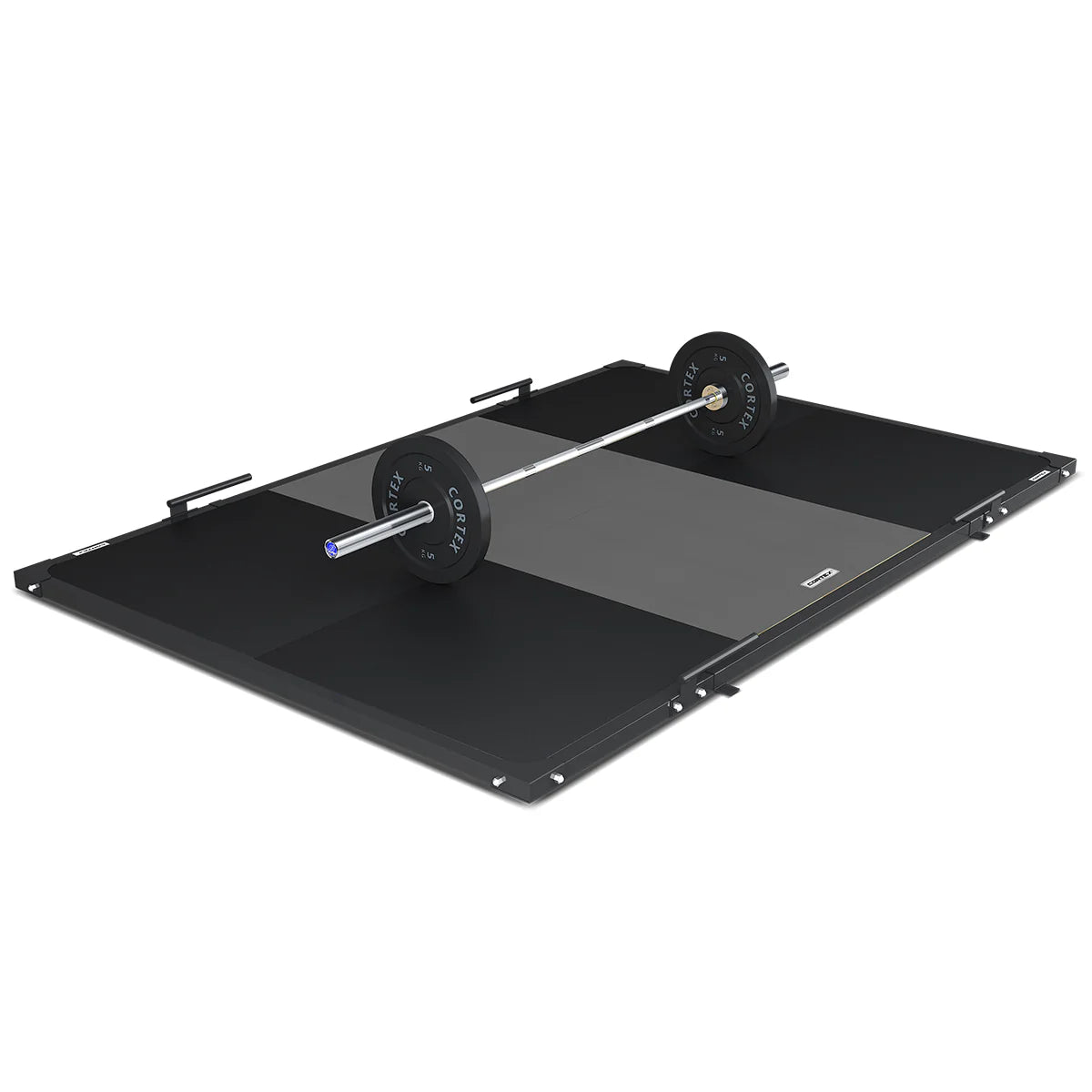 CORTEX Commercial-Grade 50mm Weightlifting Platform V2 with Dual Density Mats Framed Set - Natural (3m x 2m)