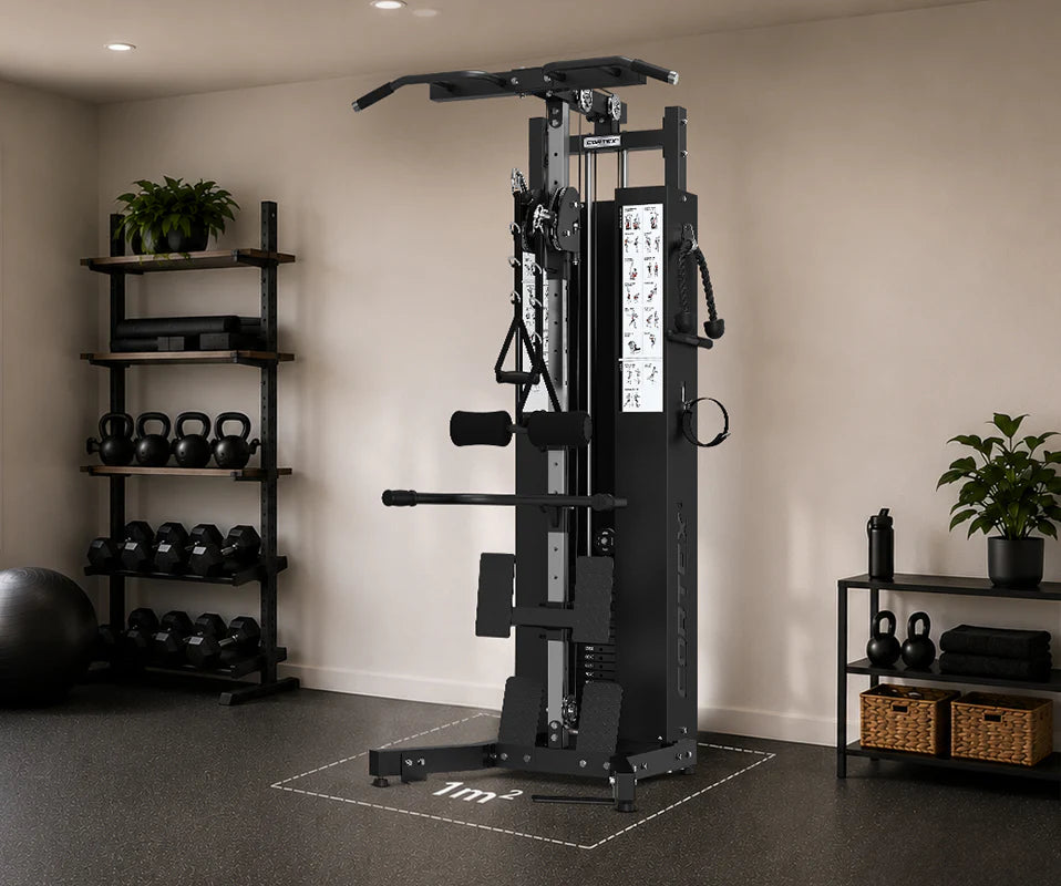 Cortex FT-13 Functional Trainer | Dual Pulley Cable Machine with 100kg Weight Stack
