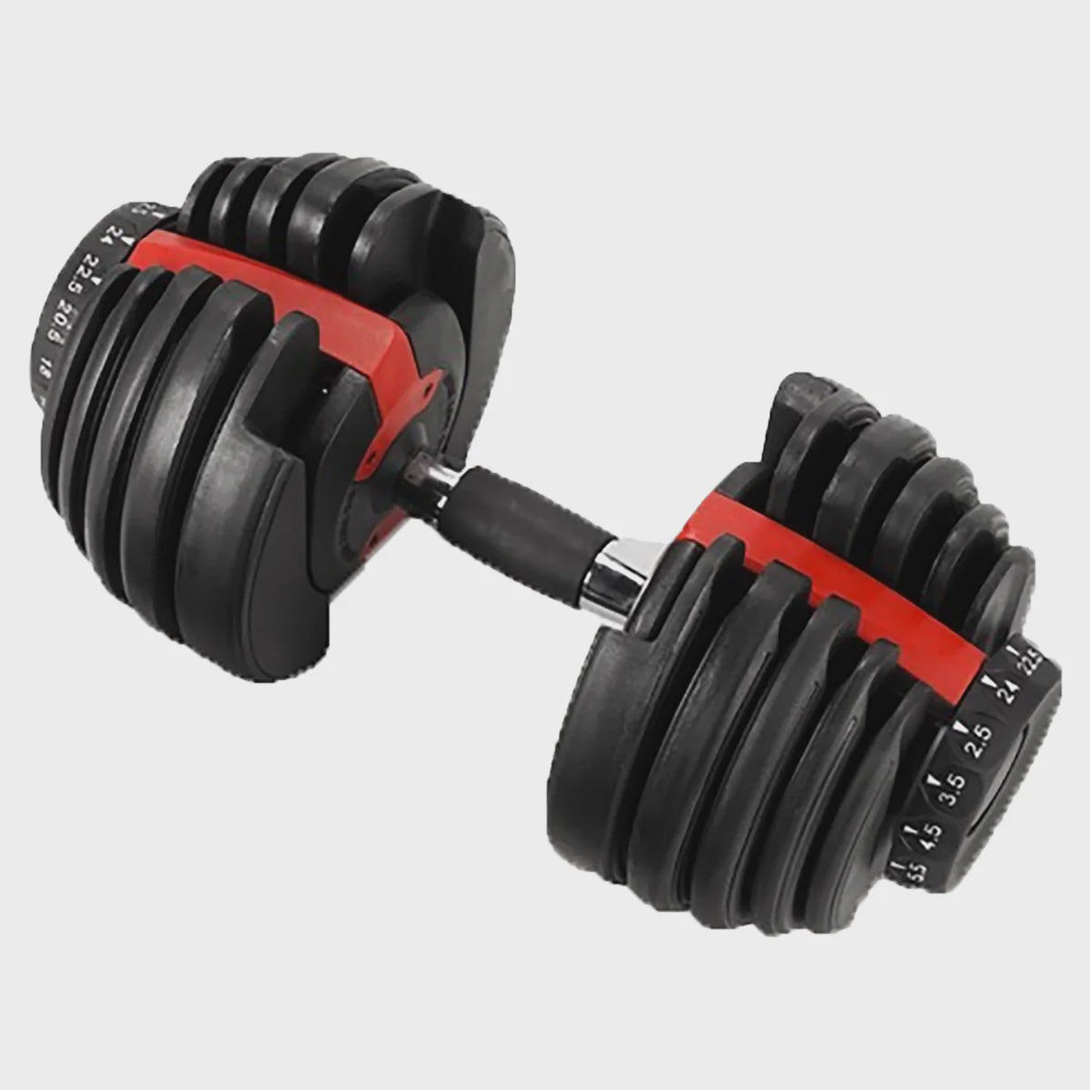 EdgeFit 24kg Adjustable Dumbbell | Single Adjustable Weight 2.5kg–24kg EOFY SALE