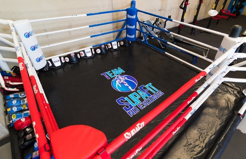 MORGAN CUSTOM FLOOR BOXING RING 5M | CUSTOM LOGO COMMERCIAL BOXING AND MMA RING