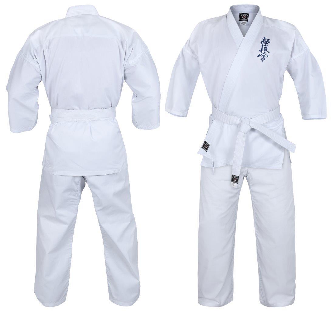KYOKUSHINKAI KARATE UNIFORM 8OZ POLY-COTTON | LIGHTWEIGHT GI FOR TRAINING & GRADING