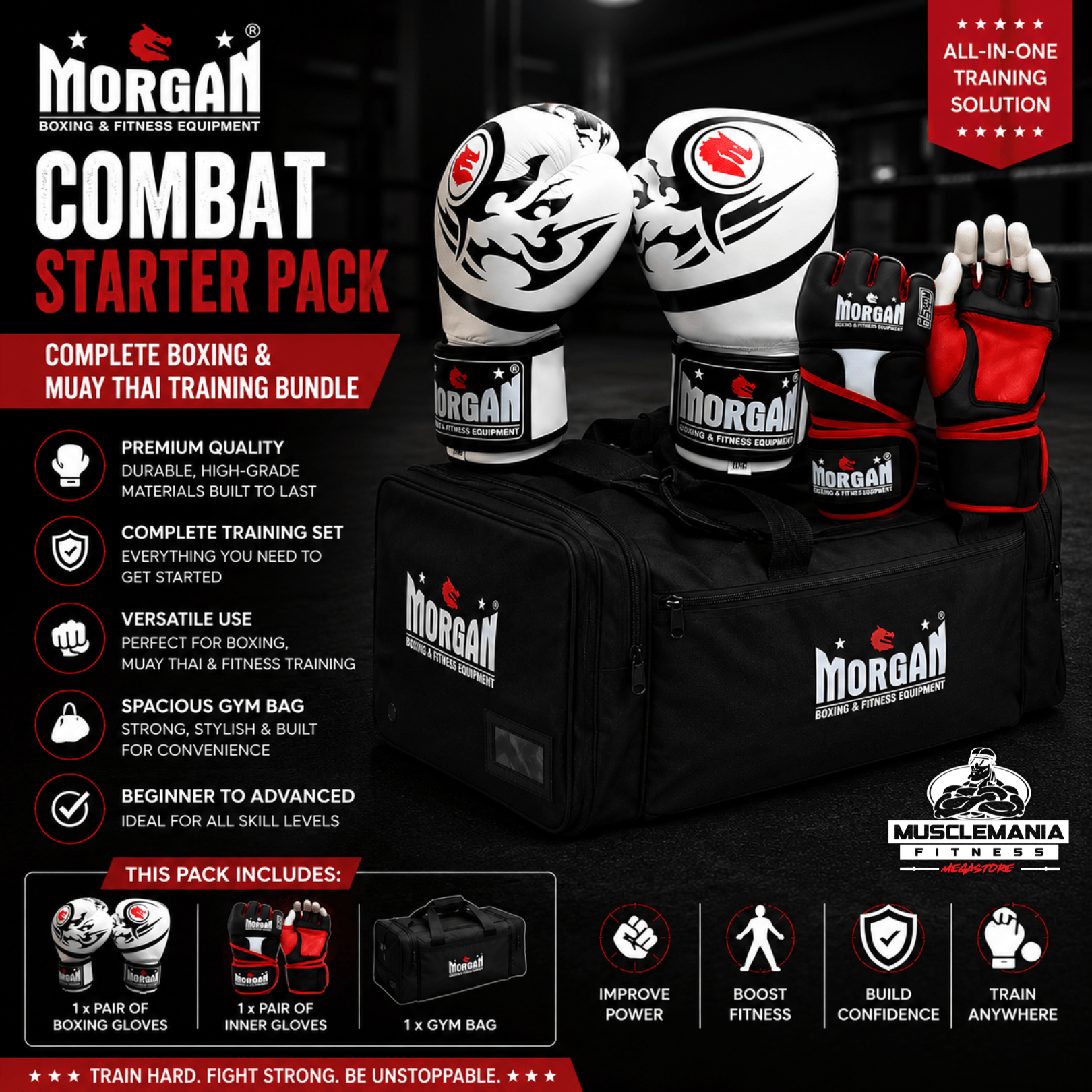 Morgan Combat Starter Pack | Complete Boxing & Muay Thai Training Bundle