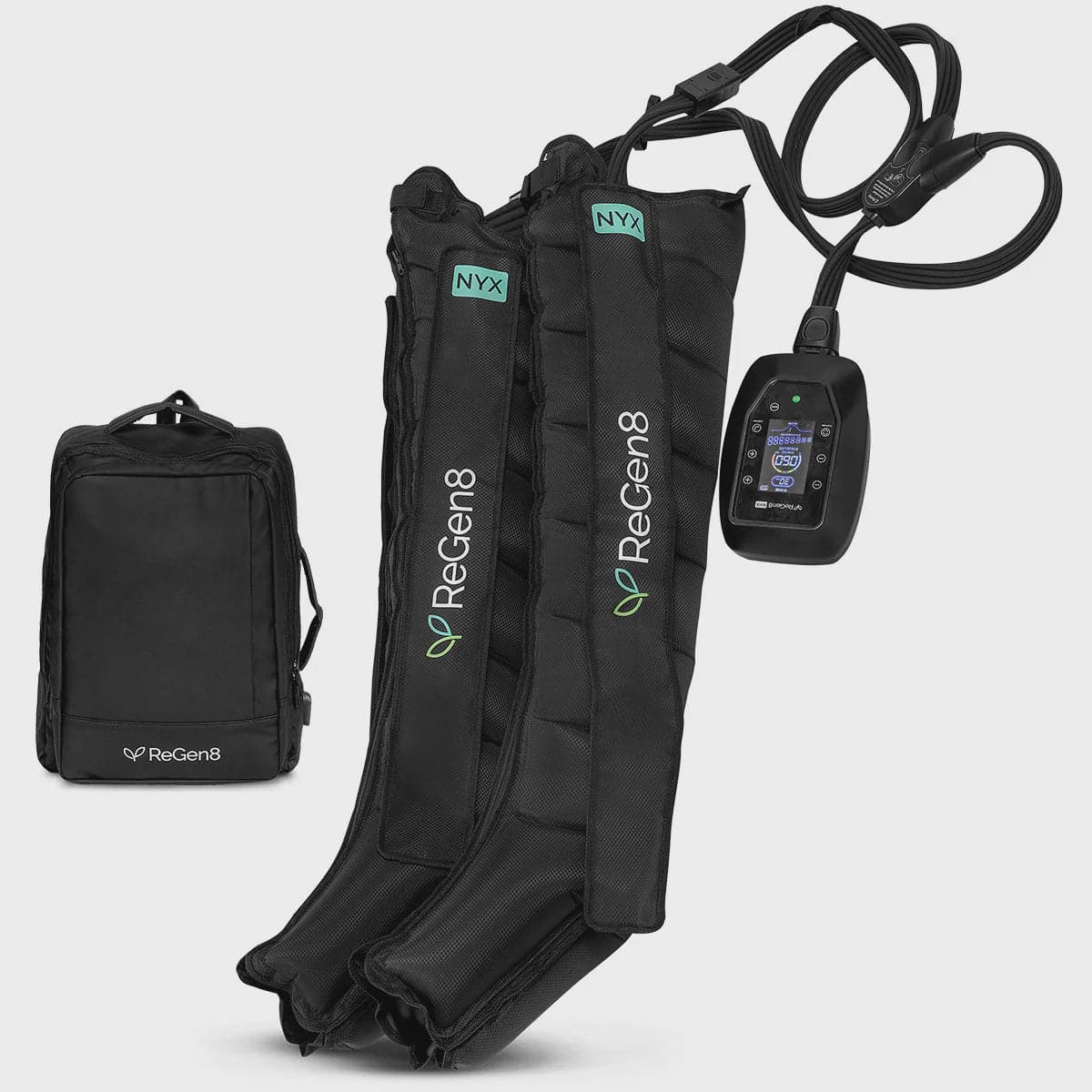 REGEN8 NYX COMPRESSION RECOVERY BOOTS | 8-CHAMBER LEG RECOVERY SYSTEM