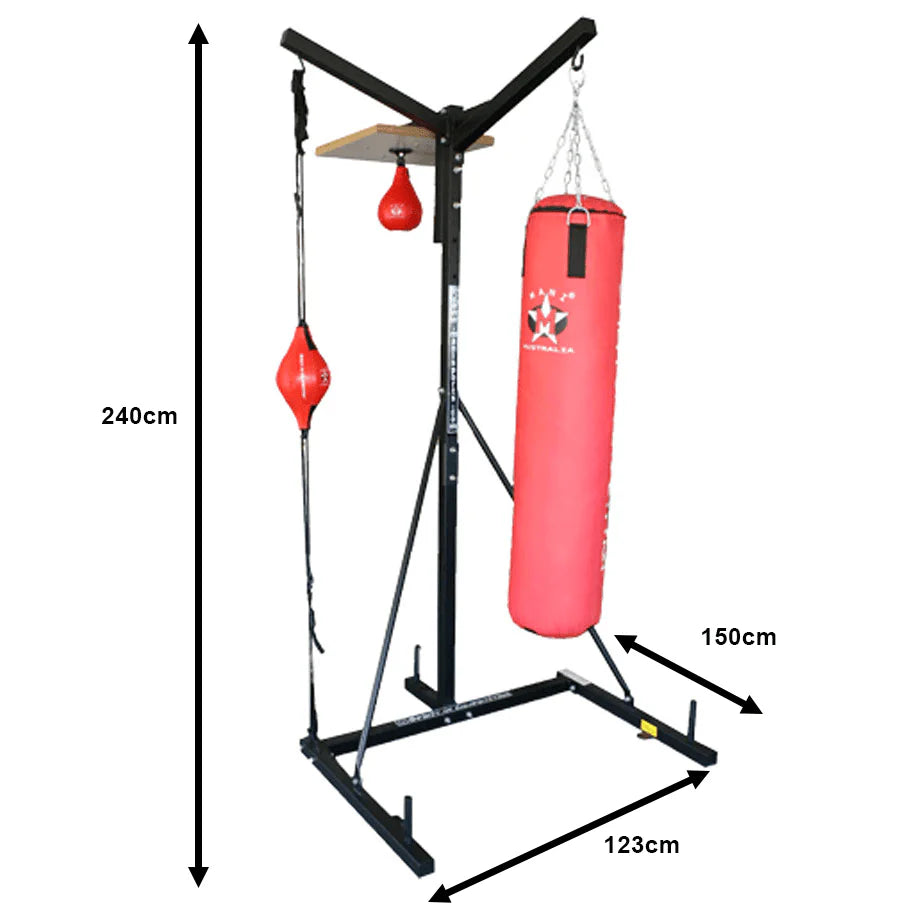 SALE: 3 IN 1 STAND - PUNCHING BAG, SPEED BALL & FLOOR CEILING BALL