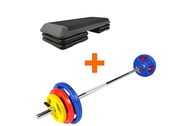 Morgan Aerobic Commercial Step & Morgan 23.5kg Pump Set Package Deal