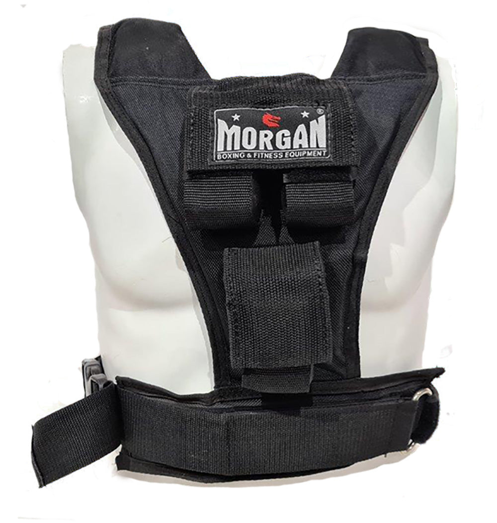 MORGAN TAPERED WEIGHTED VEST 10KG | ADJUSTABLE FITNESS & STRENGTH TRAINING VEST