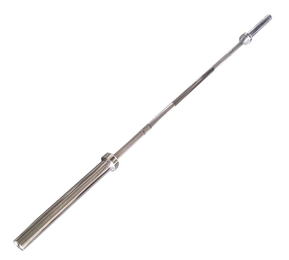 MORGAN 20KG OLYMPIC CHROME BARBELL | 375KG MAX LOAD COMMERCIAL WEIGHTLIFTING BAR