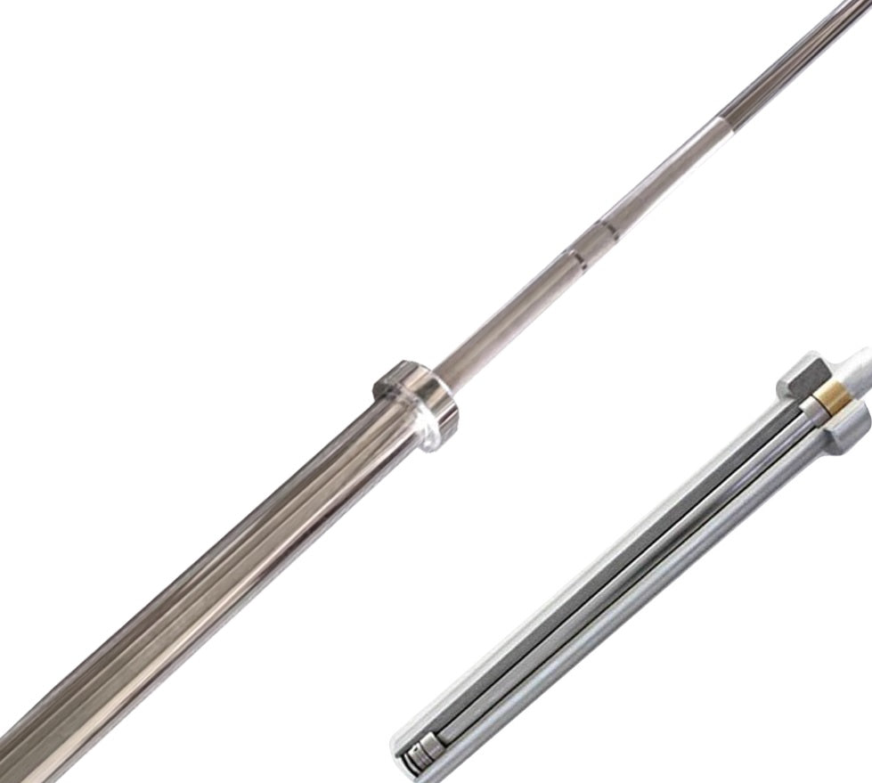 MORGAN 20KG OLYMPIC CHROME BARBELL | 375KG MAX LOAD COMMERCIAL WEIGHTLIFTING BAR