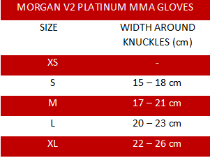 Morgan Platinum Leather MMA Gloves