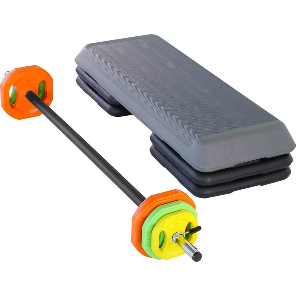 Aerobic Step & 20kg Pump Set Commercial-Grade - EOFY SALE