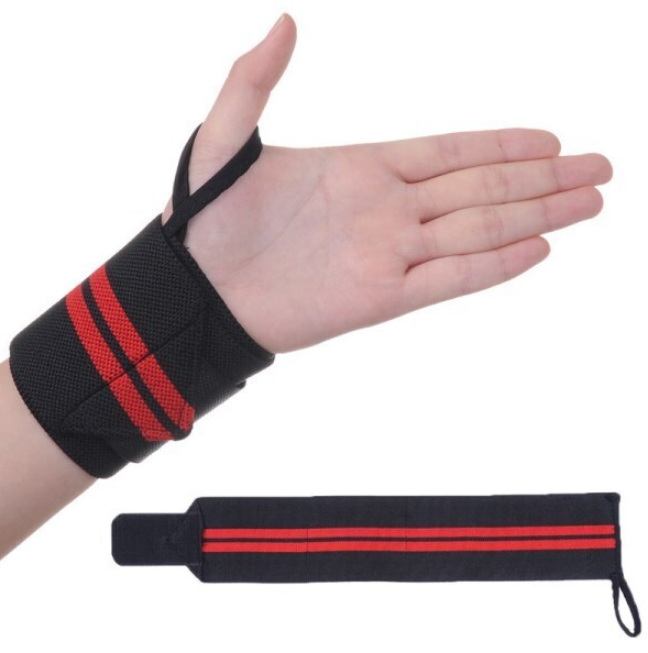 MORGAN ELASTIC WRIST WRAPS (PAIR) | HEAVY DUTY WEIGHTLIFTING WRIST SUPPORT