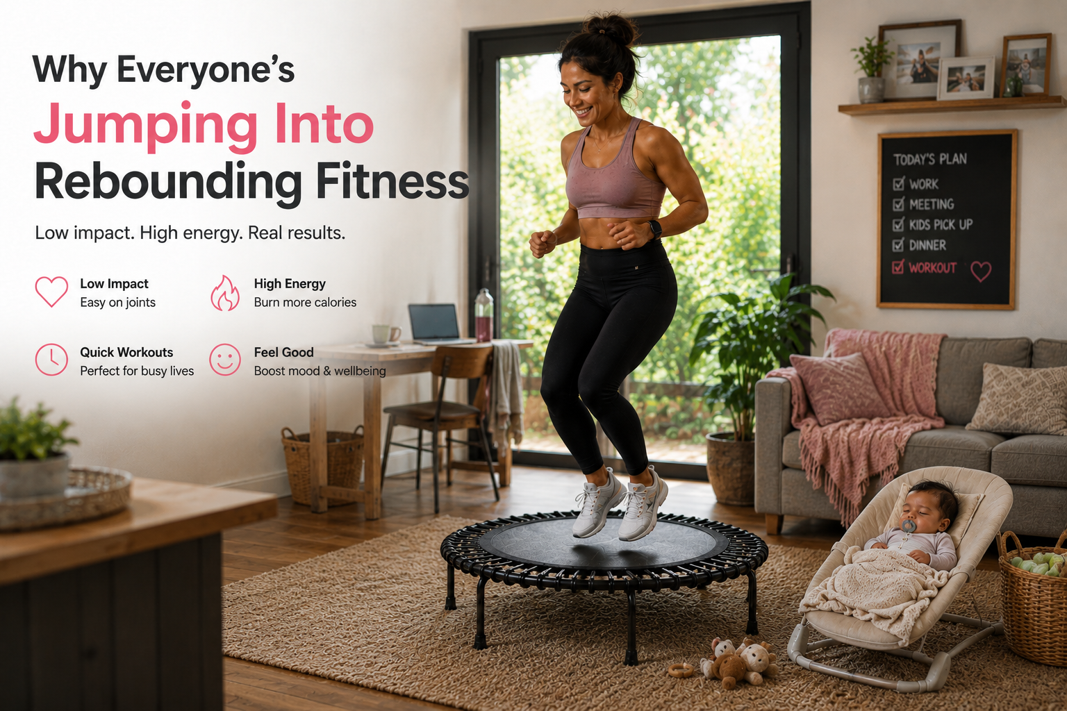 Rebounders & Mini Trampolines: Why Everyone’s Jumping Back Into Fitness