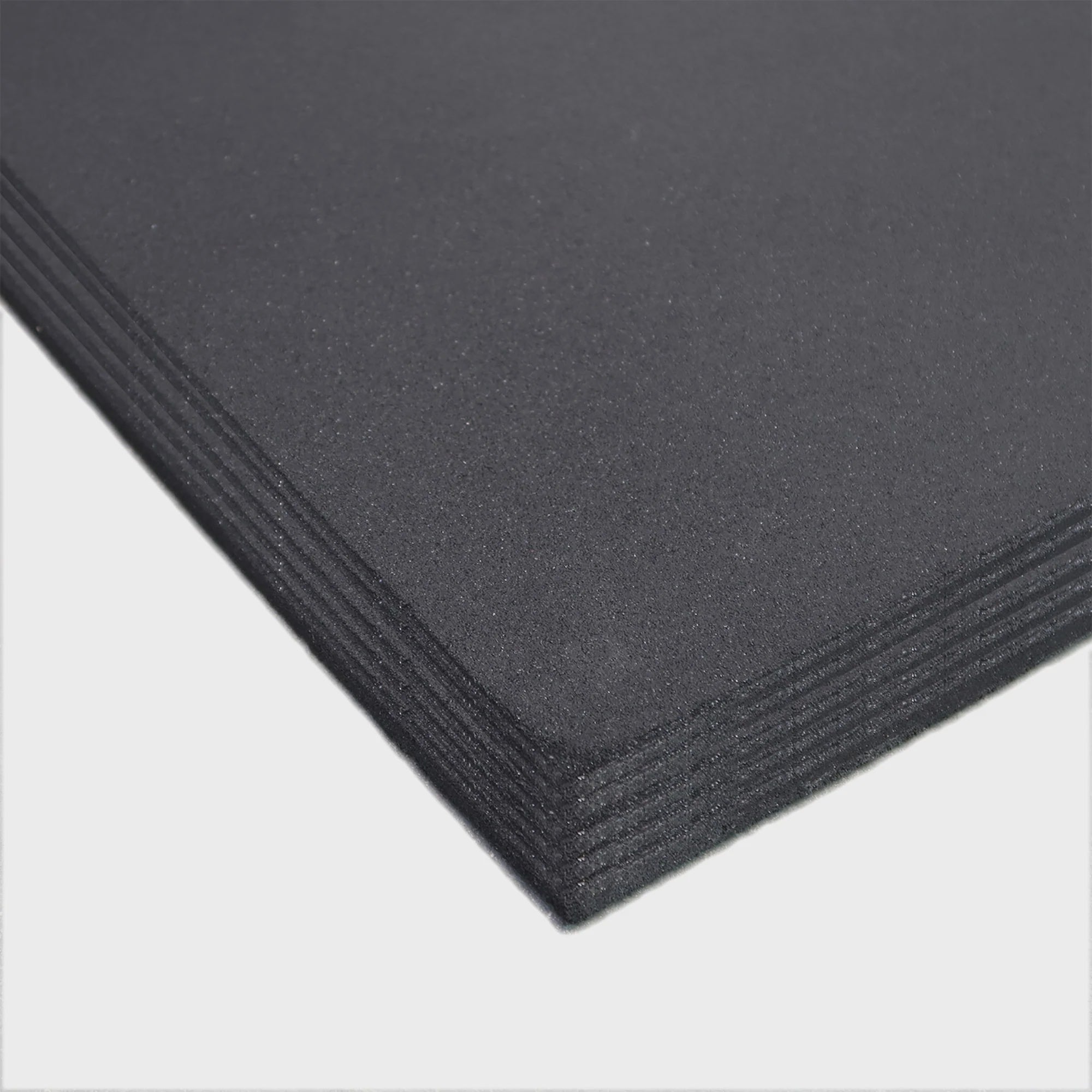 Cross Design Black Rubber Gym Floor Tiles / Gym Mats – 1m x 1m x 15mm x 10 pieces:  Package Deal
