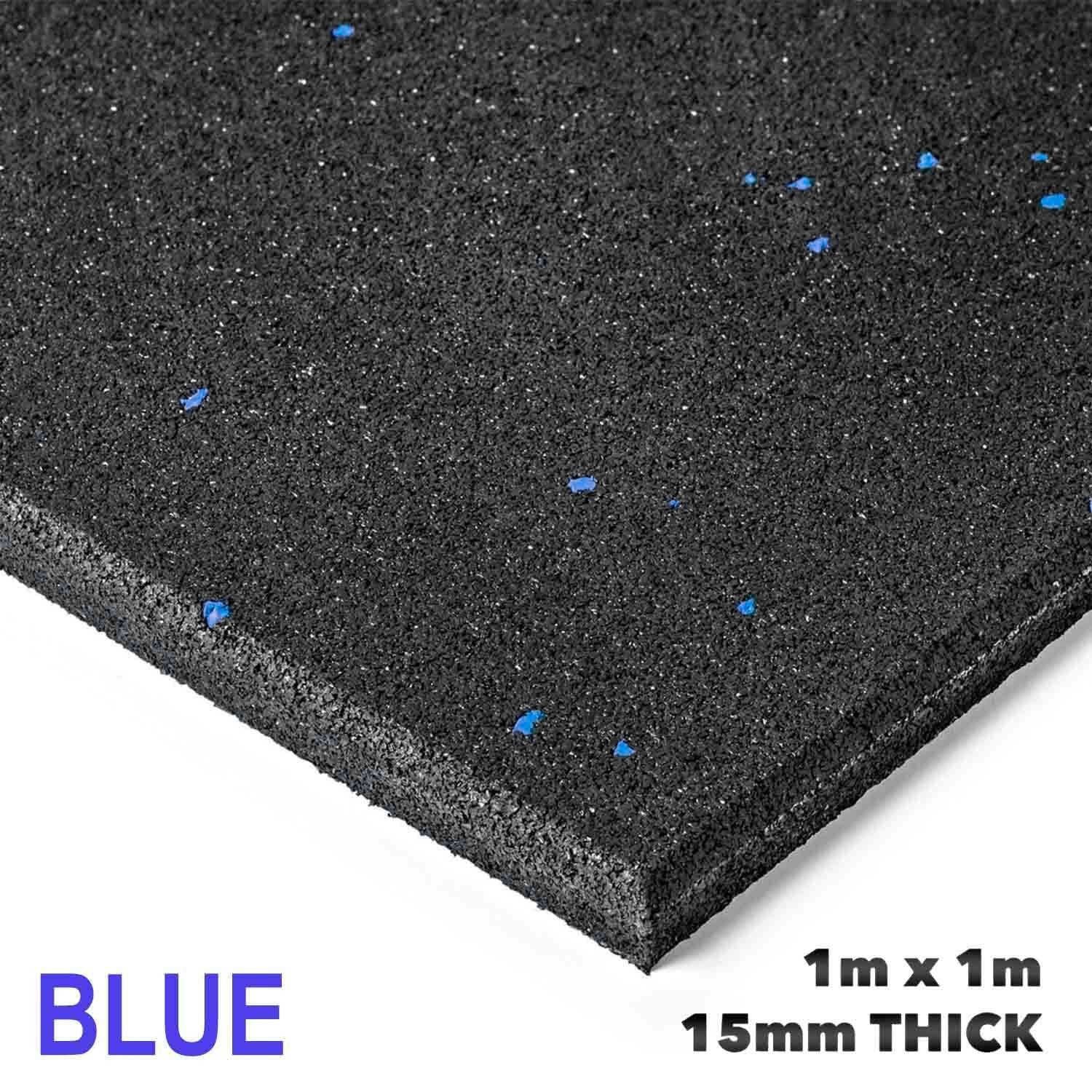 Package Deal:  Commercial-Grade Non-Toxic Compressed Rubber Floor Tiles (1m x 1m x 15mm) x 10 Pack