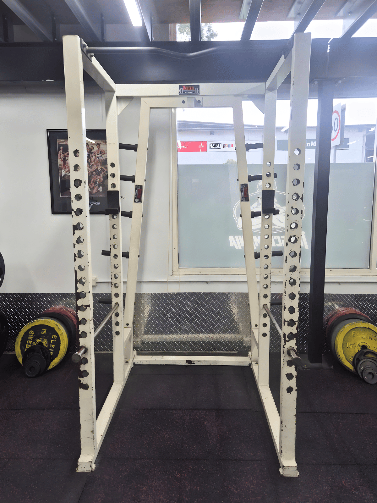 YORK USA Commercial Power Cage (Ex-Gym Model) – Heavy Duty Power Rack