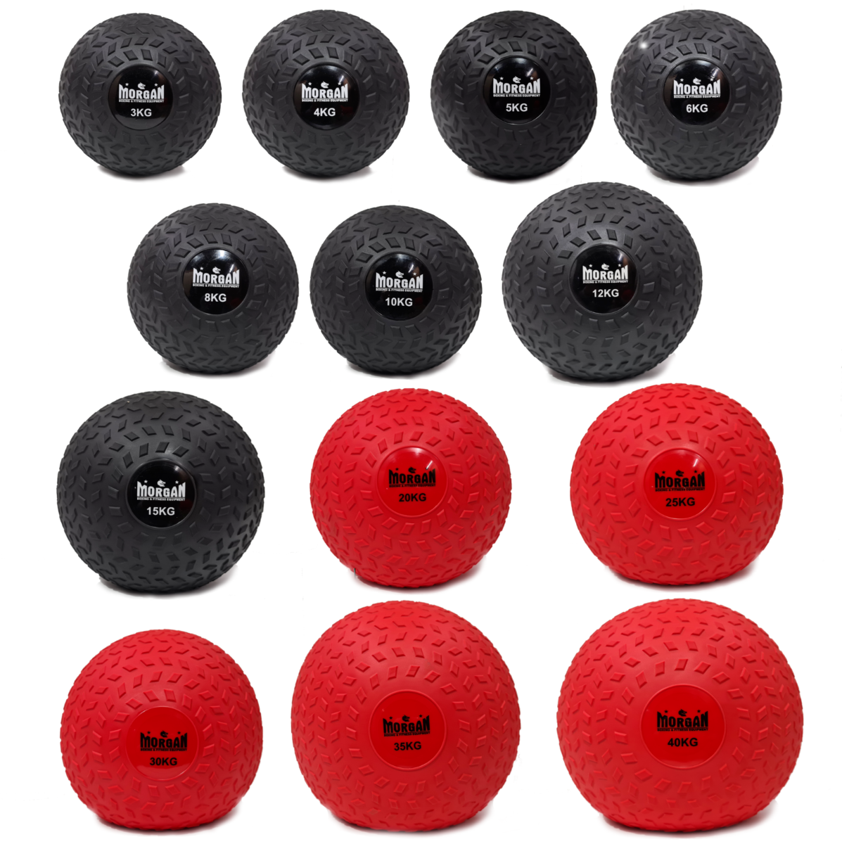 MORGAN SLAM BALL (3KG–40KG) | DEAD BALL FOR STRENGTH & CONDITIONING TRAINING