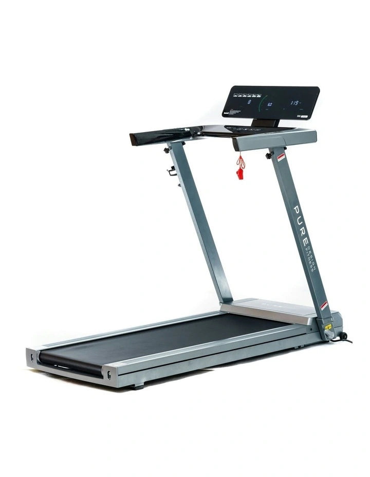 Pure Design TR 7i AUTO-INCLINE Flat-Folding, Compact Design Treadmill - NO ASSEMBLY REQUIRED