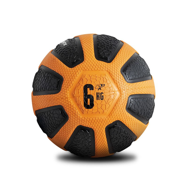 BODYWORX RUBBER MEDICINE BALL | HEAVY DUTY CORE STRENGTH & FUNCTIONAL TRAINING BALL