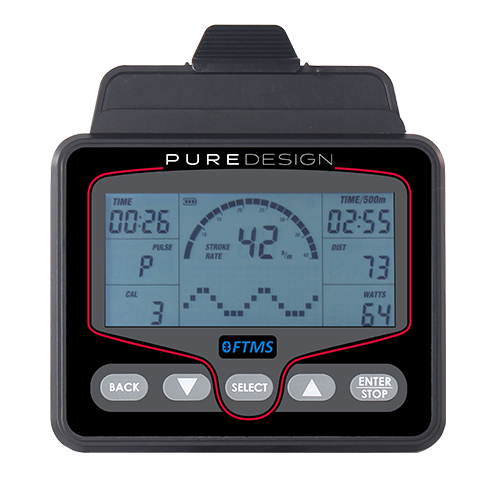 Pure Design SE-10 Ski Erg with Base - Full Commercial Rating