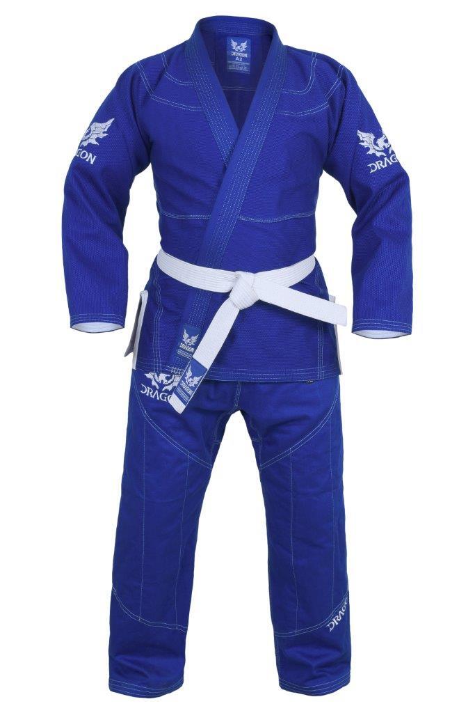DRAGON V2 450GSM BJJ GI | IBJJF APPROVED BRAZILIAN JIU-JITSU UNIFORM (BLUE)
