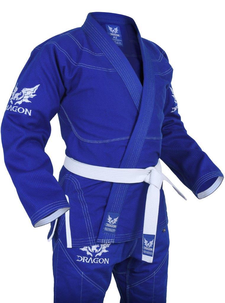 DRAGON V2 450GSM BJJ GI | IBJJF APPROVED BRAZILIAN JIU-JITSU UNIFORM (BLUE)