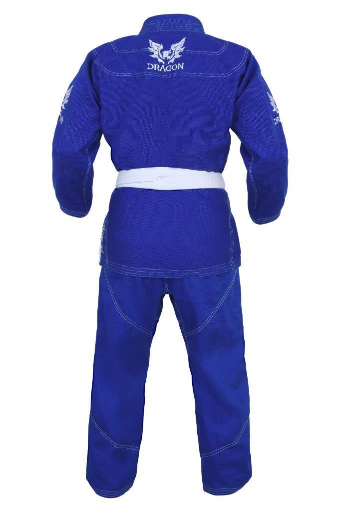 DRAGON V2 450GSM BJJ GI | IBJJF APPROVED BRAZILIAN JIU-JITSU UNIFORM (BLUE)