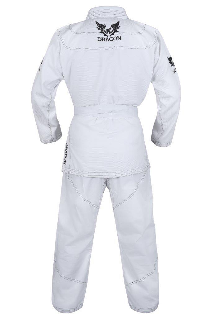 DRAGON V2 450GSM BJJ GI | IBJJF APPROVED BRAZILIAN JIU-JITSU UNIFORM (WHITE)