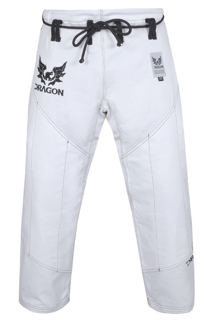 DRAGON V2 450GSM BJJ GI | IBJJF APPROVED BRAZILIAN JIU-JITSU UNIFORM (WHITE)