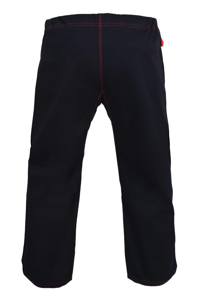 DRAGON FIGHT WEAR BJJ PANTS BLACK | IBJJF APPROVED RIPSTOP BRAZILIAN JIU-JITSU GI TROUSERS