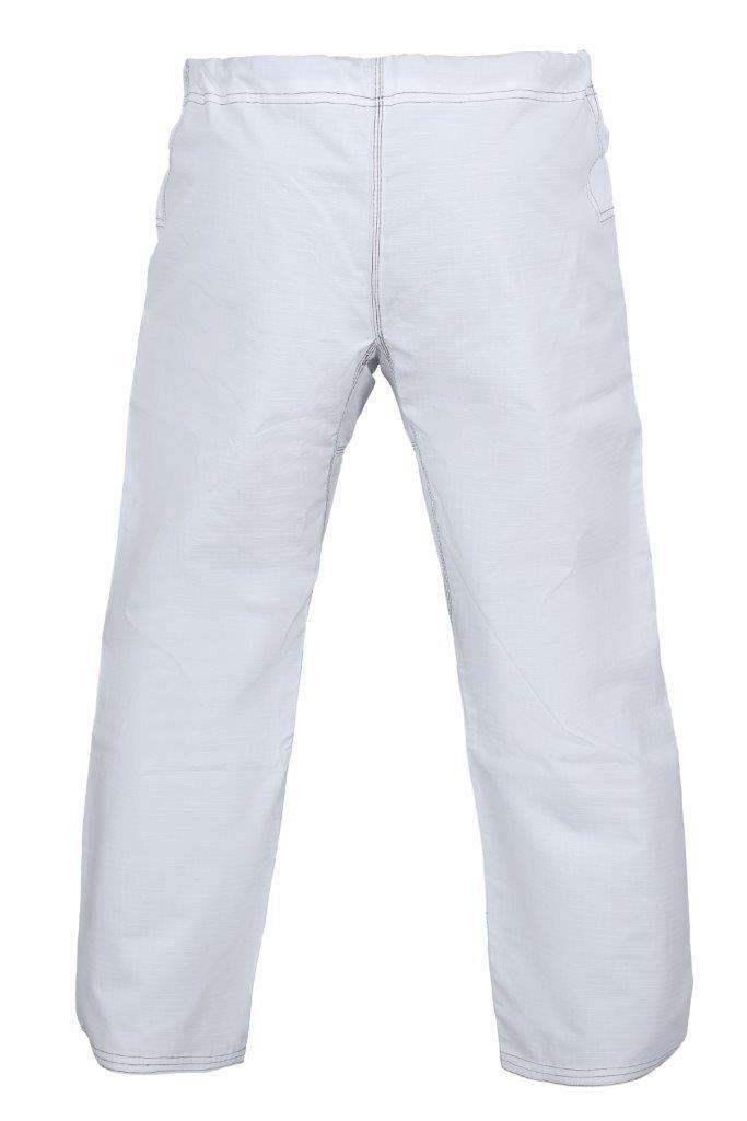 DRAGON FIGHT WEAR COMPETITION BJJ PANTS (WHITE) | DURABLE BRAZILIAN JIU-JITSU TRAINING TROUSERS