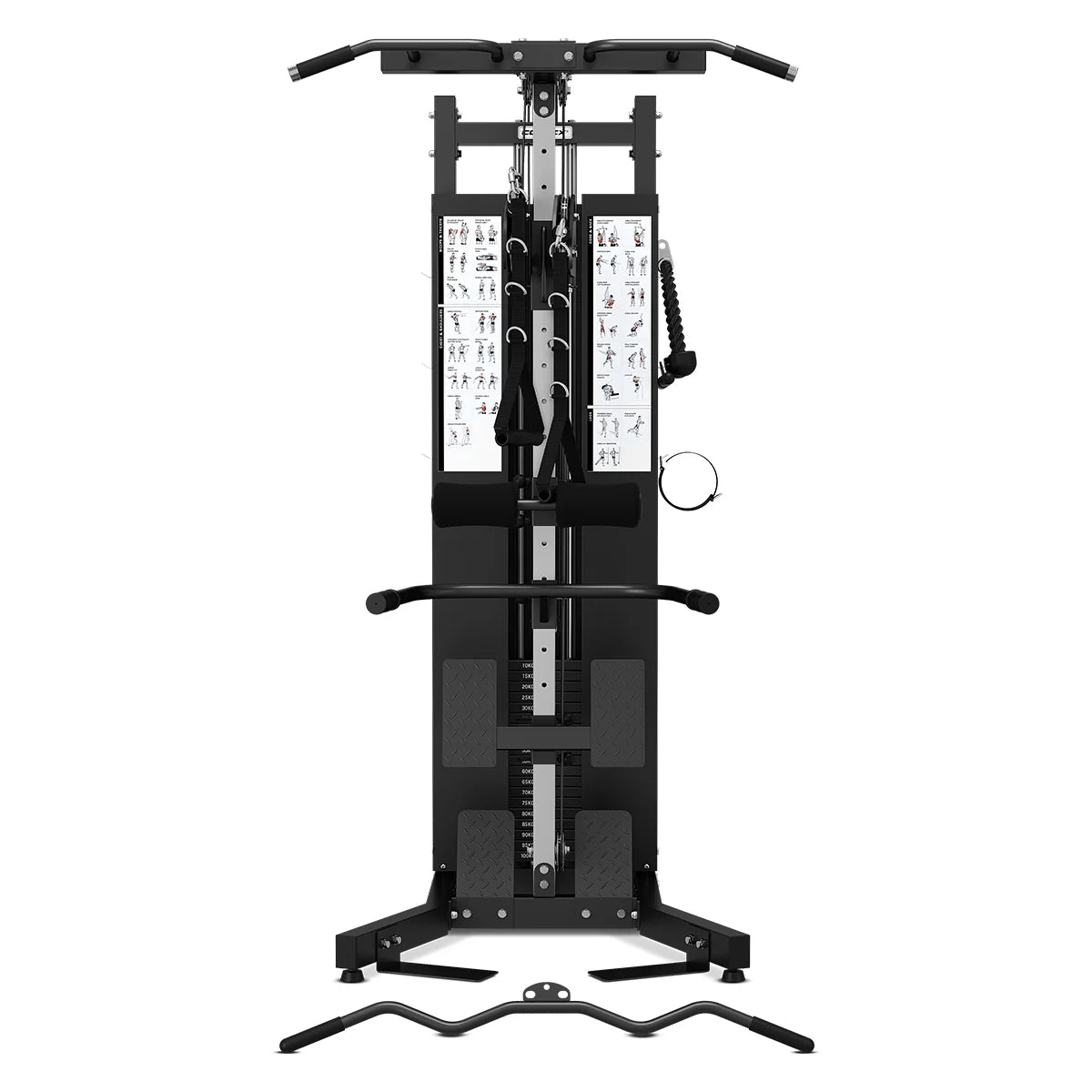Cortex FT-13 Functional Trainer | Dual Pulley Cable Machine with 100kg Weight Stack
