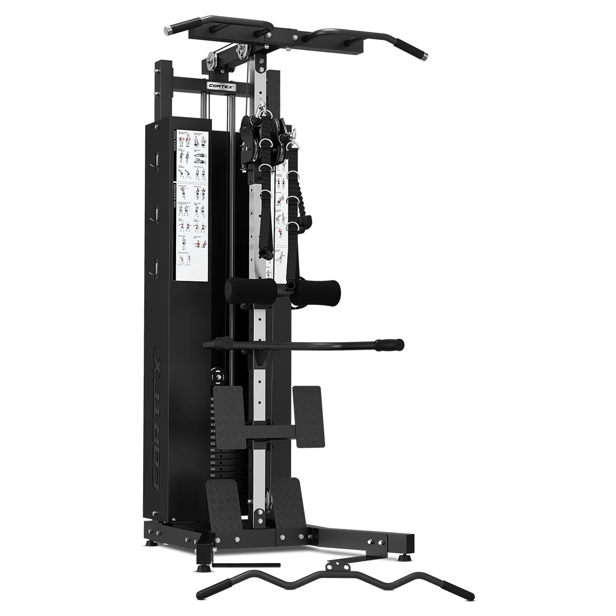 Cortex FT-13 Functional Trainer | Dual Pulley Cable Machine with 100kg Weight Stack