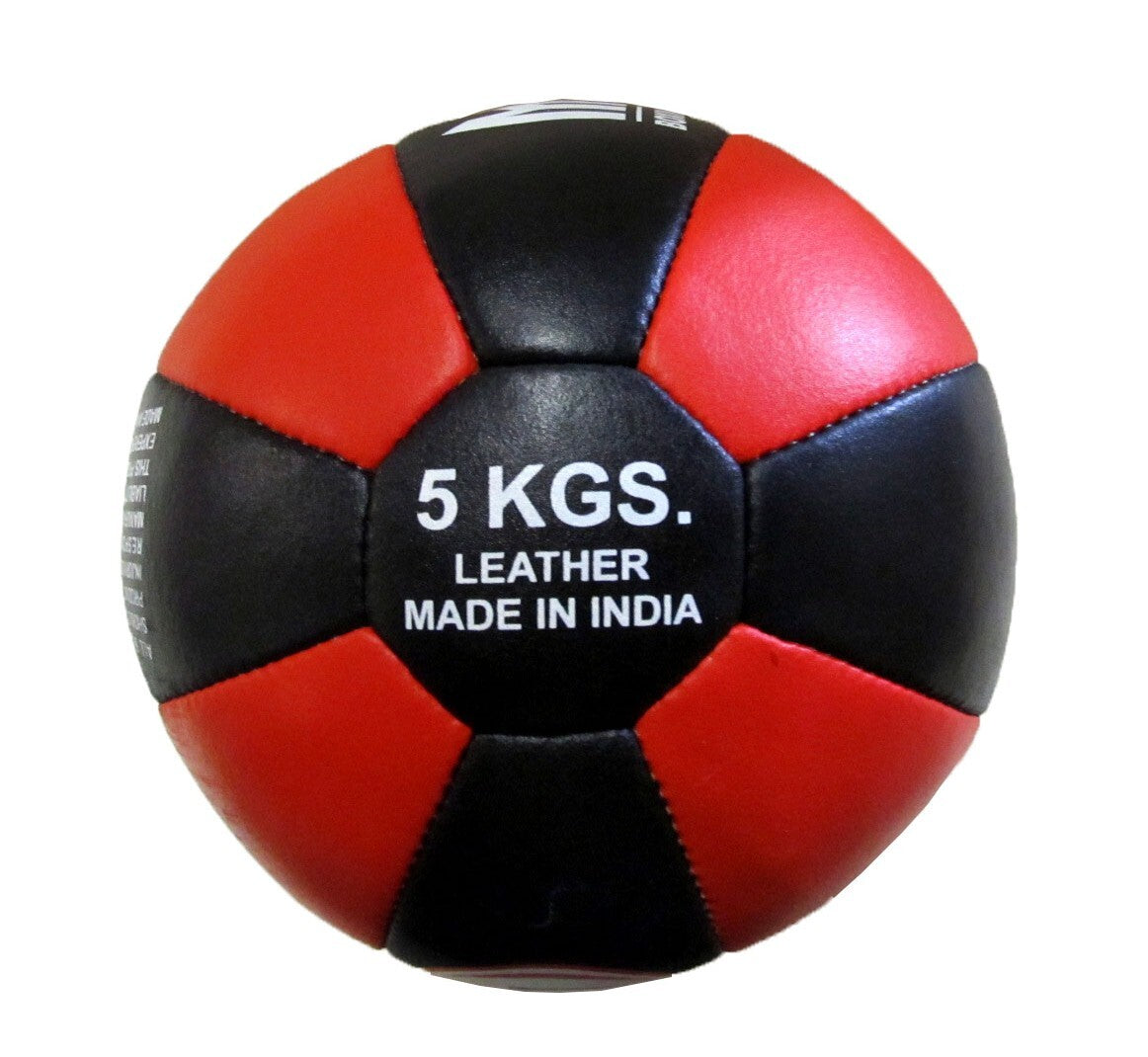 MORGAN LEATHER MEDICINE BALL | PREMIUM HEAVY DUTY CORE & POWER TRAINING BALL