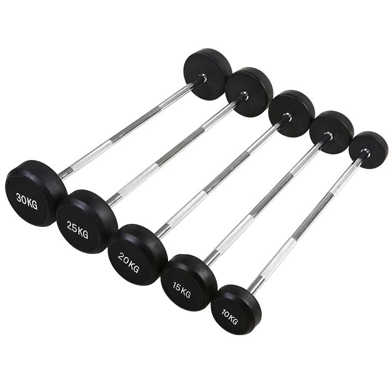 Commercial-Grade Fixed Straight Barbell