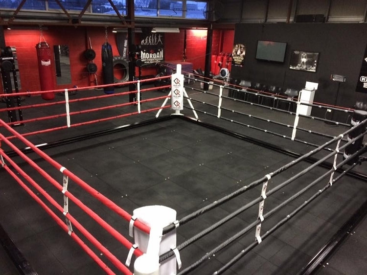 MORGAN CUSTOM FLOOR BOXING RING 5M | CUSTOM LOGO COMMERCIAL BOXING AND MMA RING