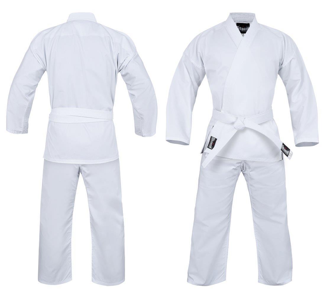DRAGON KARATE UNIFORM 8OZ | LIGHTWEIGHT KARATE GI FOR BEGINNERS & STUDENT TRAINING