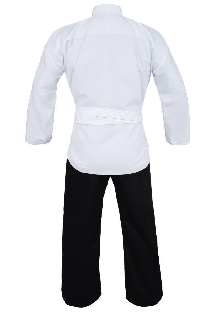 YAMASAKI PRO BLACK & WHITE KARATE UNIFORM 10OZ | PREMIUM KARATE GI FOR TRAINING & COMPETITION