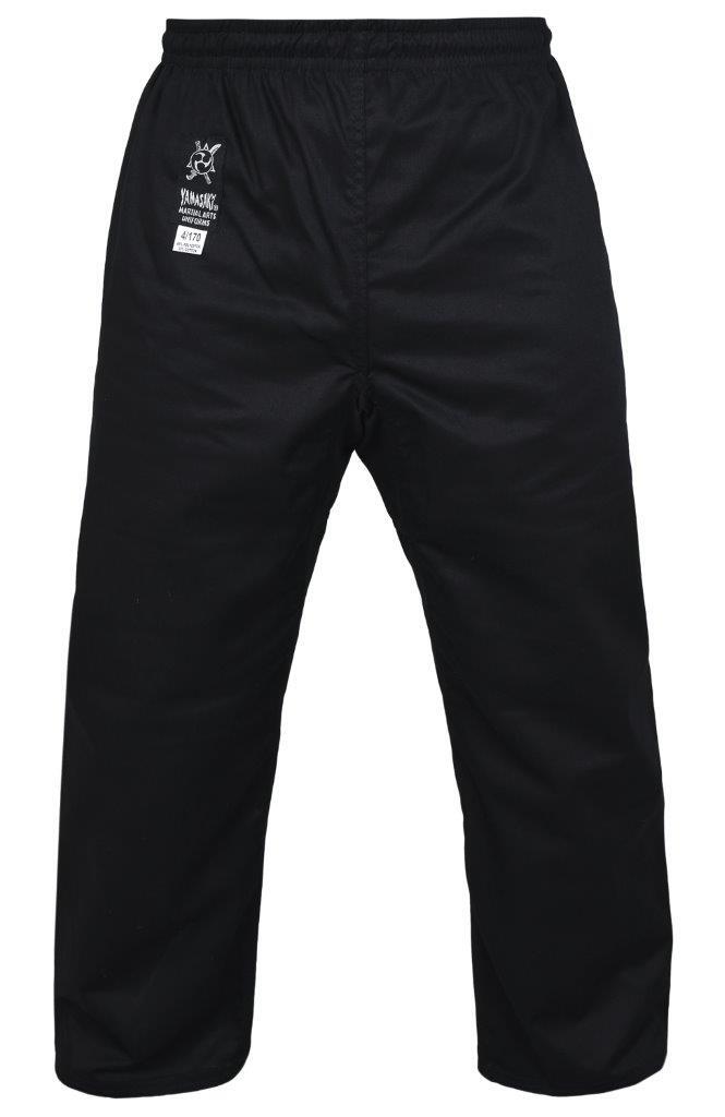 YAMASAKI PRO KARATE UNIFORM BLACK 10OZ | LIGHTWEIGHT KARATE GI FOR TRAINING & GRADING