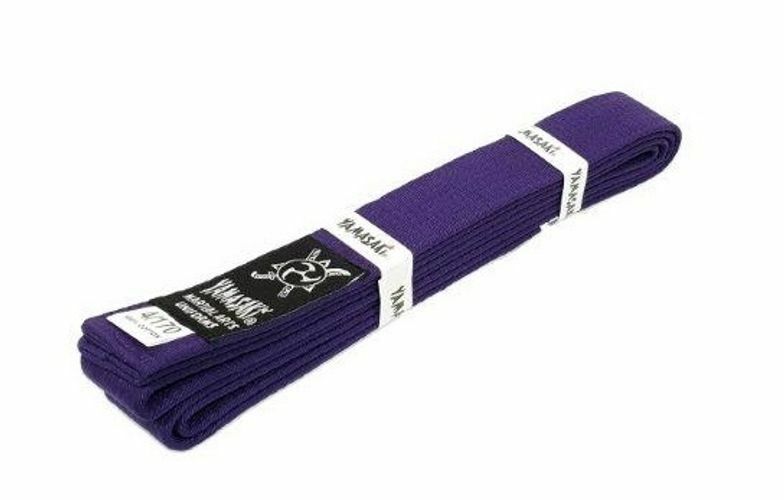 YAMASAKI DELUXE COLOURED MARTIAL ARTS BELTS | PREMIUM KARATE, BJJ & TAEKWONDO BELTS