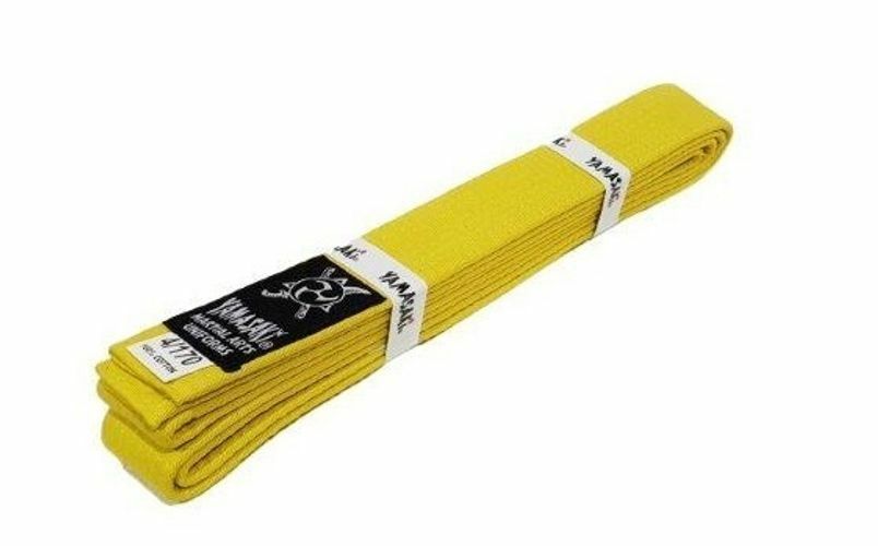 YAMASAKI DELUXE COLOURED MARTIAL ARTS BELTS | PREMIUM KARATE, BJJ & TAEKWONDO BELTS