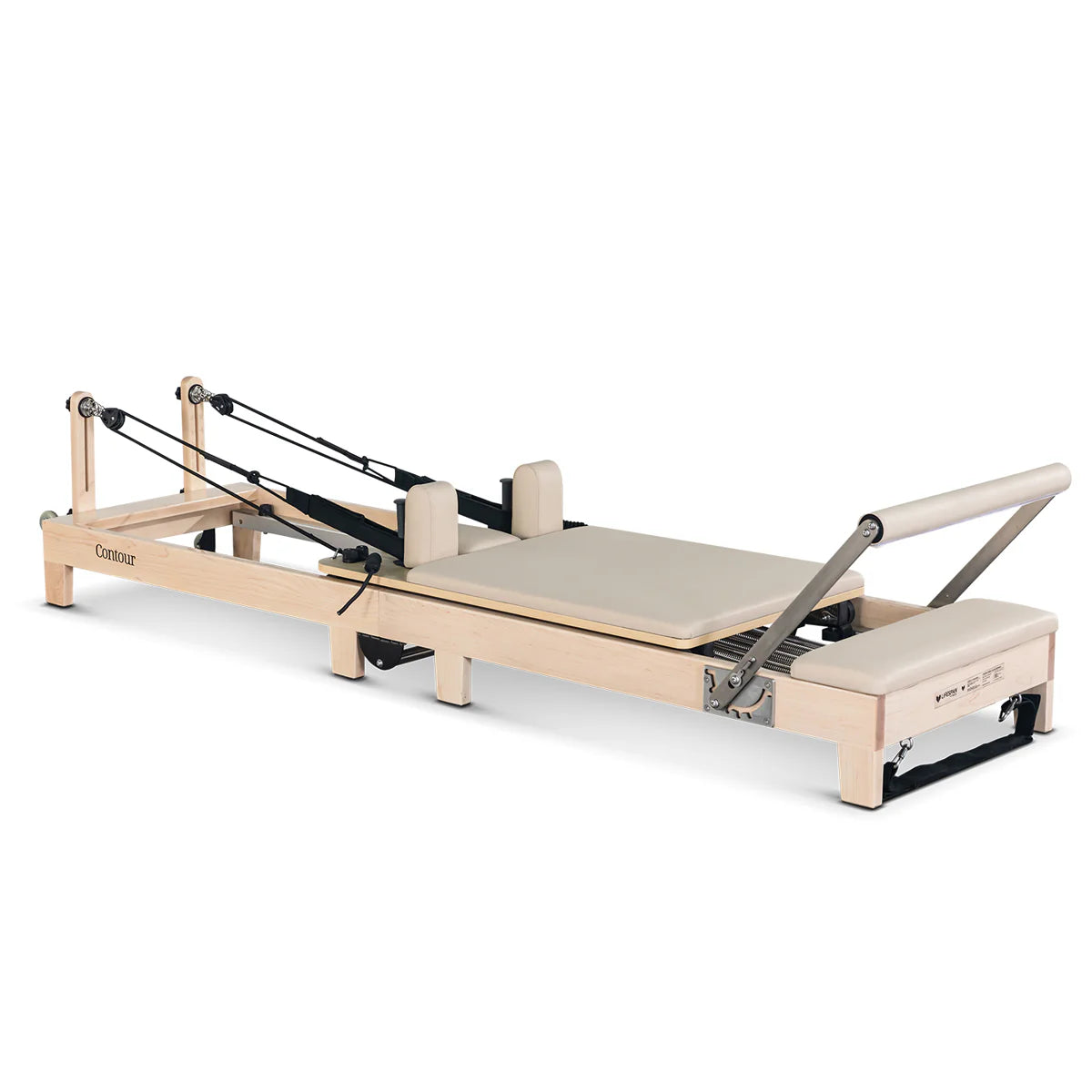 Lifespan Fitness Contour Folding Wooden Pilates Reformer Machine(Beige) - See in Our Menai Showroom Now!