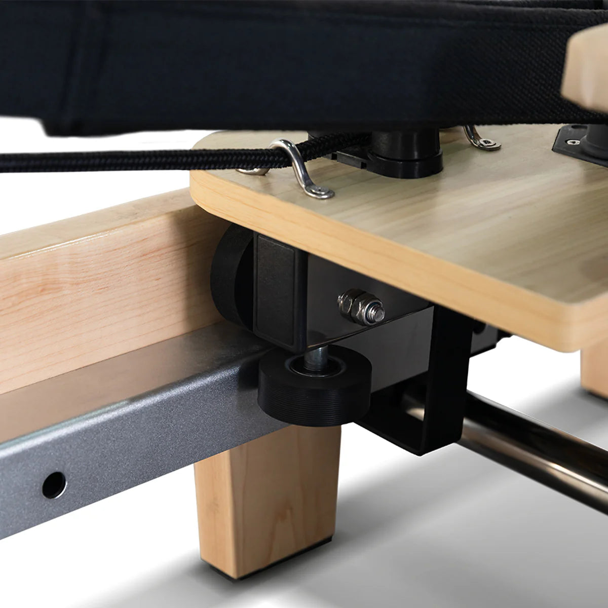 Lifespan Fitness Contour Folding Wooden Pilates Reformer Machine(Beige) - See in Our Menai Showroom Now!