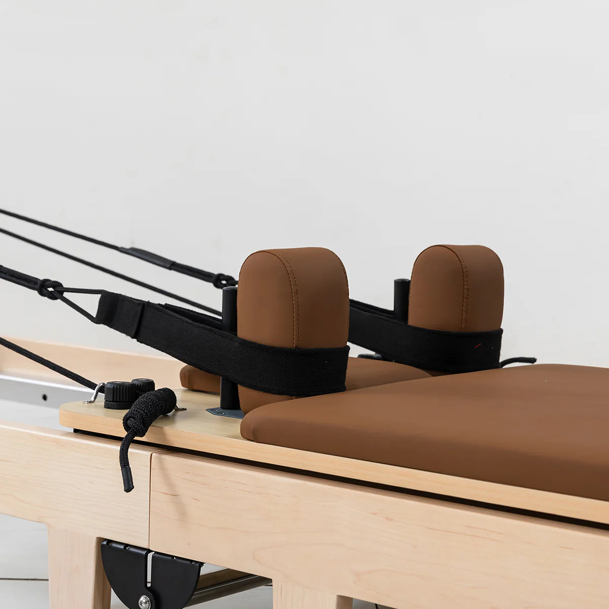 Lifespan Fitness Contour Folding Wooden Pilates Reformer Machine (Espresso) - Mega Sale