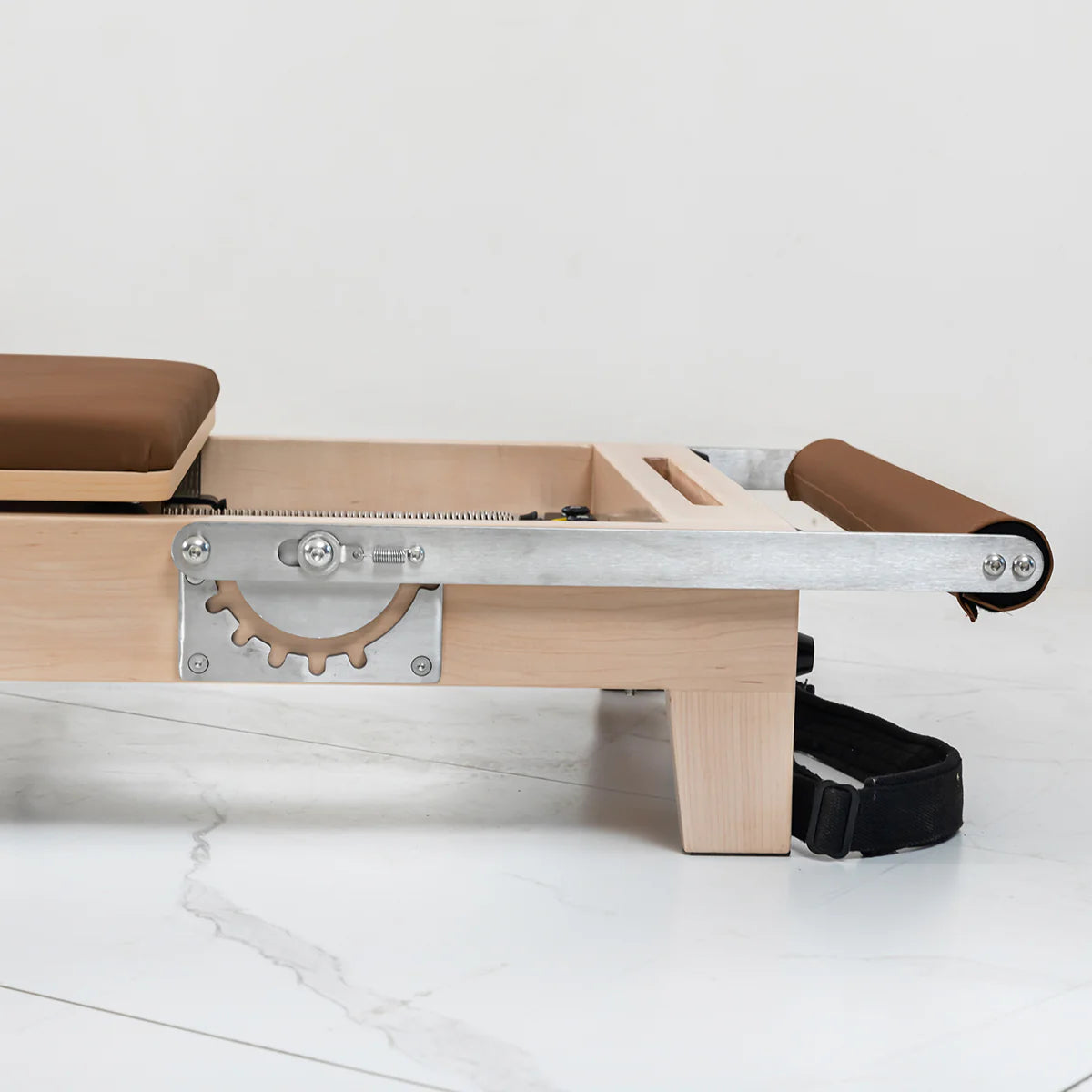 Lifespan Fitness Contour Folding Wooden Pilates Reformer Machine (Espresso) - Mega Sale