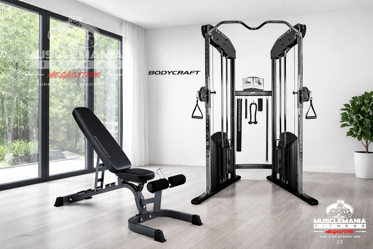 PACKAGE DEAL: BODYCRAFT ELITE FUNCTIONAL TRAINER  PACKAGE with BENCH