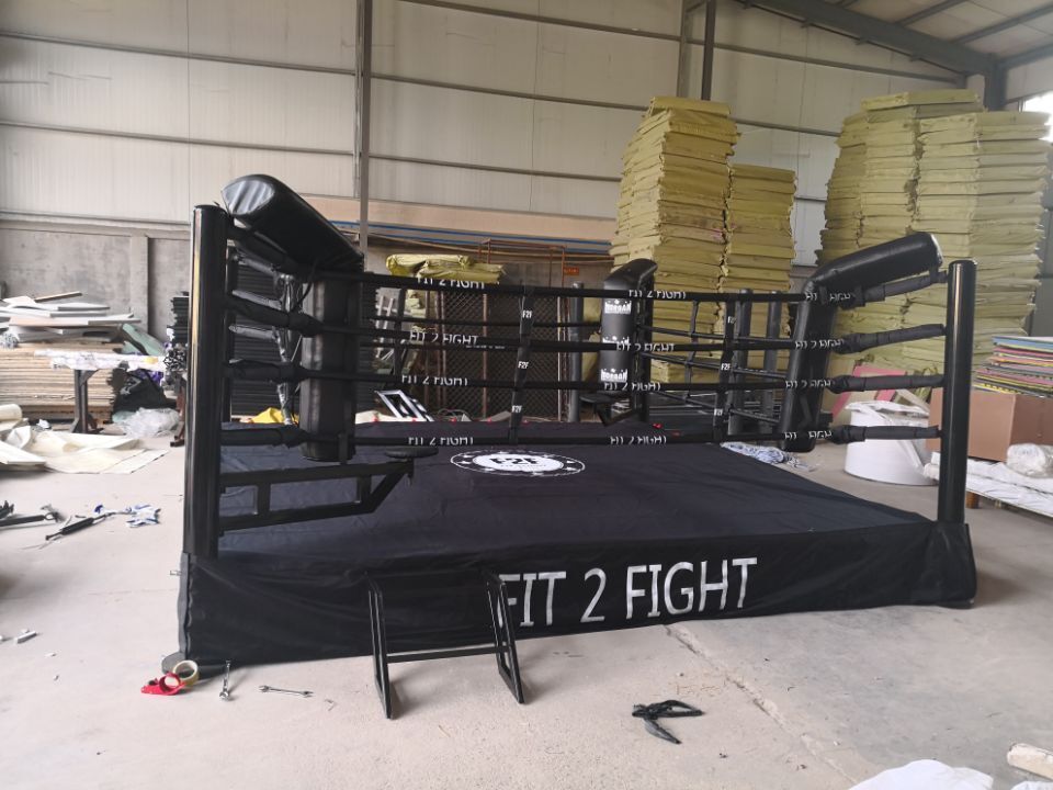 MORGAN CUSTOM RAISED BOXING RING 6 METRE | PROFESSIONAL COMMERCIAL BOXING RING SYSTEM
